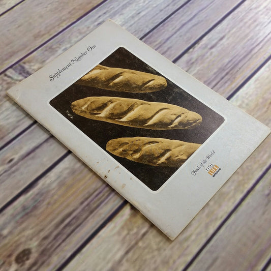 Vintage Cookbook Supplement Number One Time Life Books Foods of the World 1968 Paperback Booklet