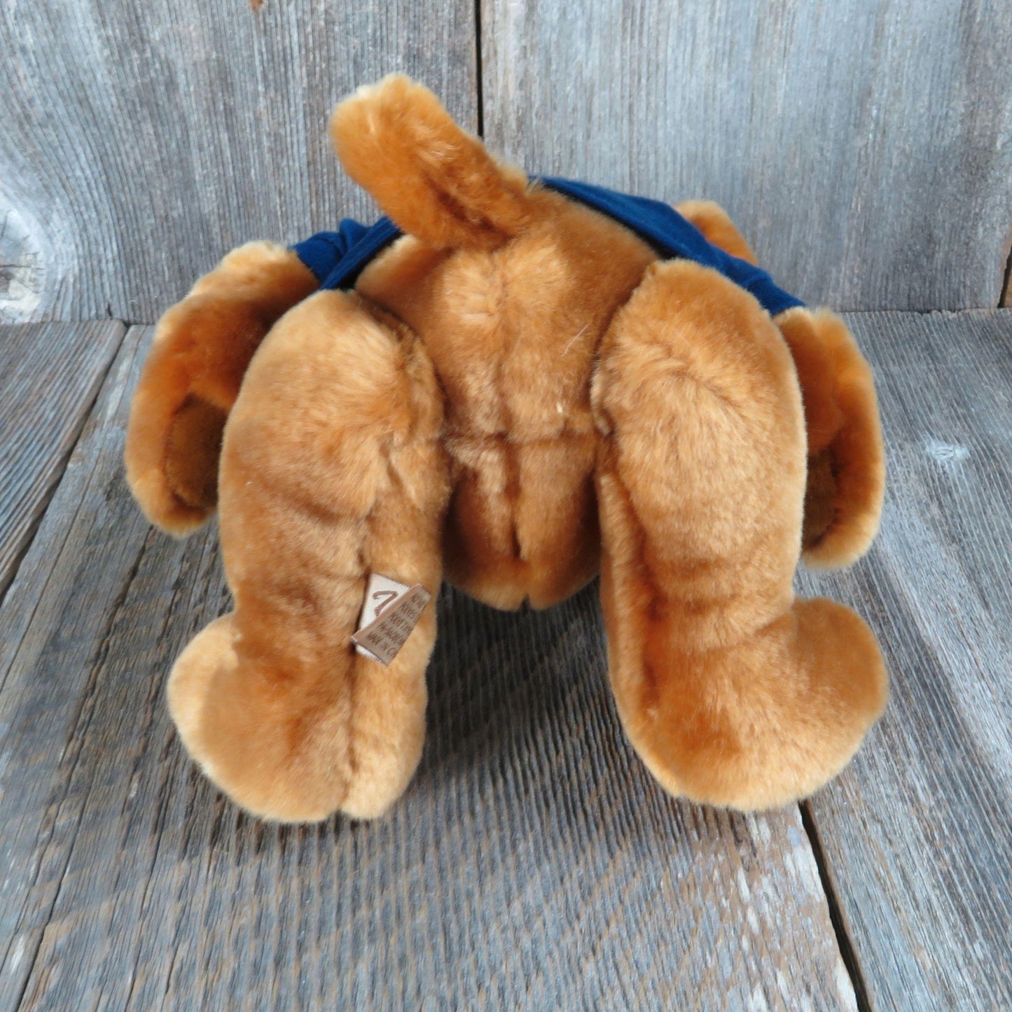 Vintage Brown Dog Plush Velvets by Greek Western Baptist College Puppy Plush Bean Filled