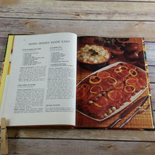 Load image into Gallery viewer, Vintage Cookbook Make Ahead Recipes Meal Prep 1971 Better Homes and Gardens Hardcover Menus Freezer Storage