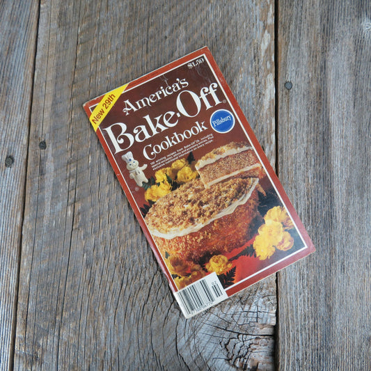 America's Bake Off Cookbook Pillsbury Award Recipes 1980 Paperback Booklet Promo Grocery Store Booklet Vintage Cookies Cakes Advertising