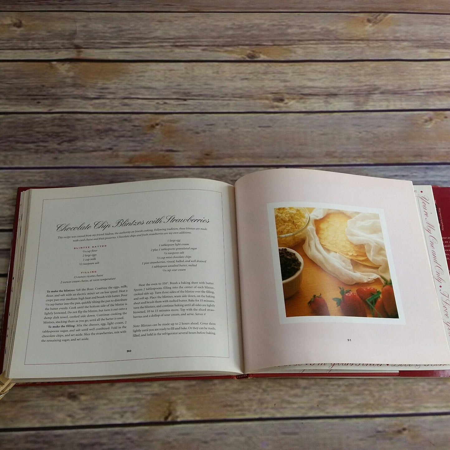 Vintage Cookbook Baked from the Heart Recipes 1997 Greenleigh Kleinman Barry Hardcover with Dust Jacket
