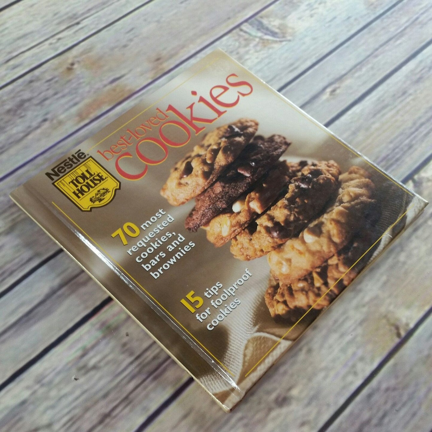 Vintage Cookbook Nestle Best Loved Cookies Toll House 1995 Cookies Recipes Hardcover NO Dust Jacket 70 Recipes