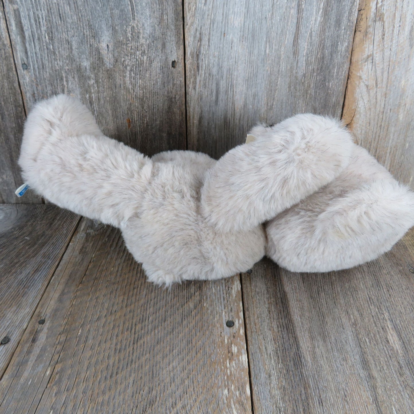 Vintage Teddy Bear Cuddles Plush Arms Up Gray Beige Stuffed Animal 1979
