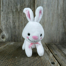 Load image into Gallery viewer, White Bunny Plush Rabbit Fisher Price Sewn Eyes Pink Nose Ears Mattel 2013