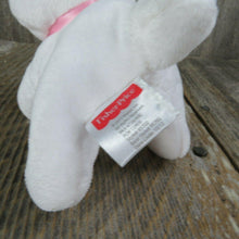 Load image into Gallery viewer, White Bunny Plush Rabbit Fisher Price Sewn Eyes Pink Nose Ears Mattel 2013