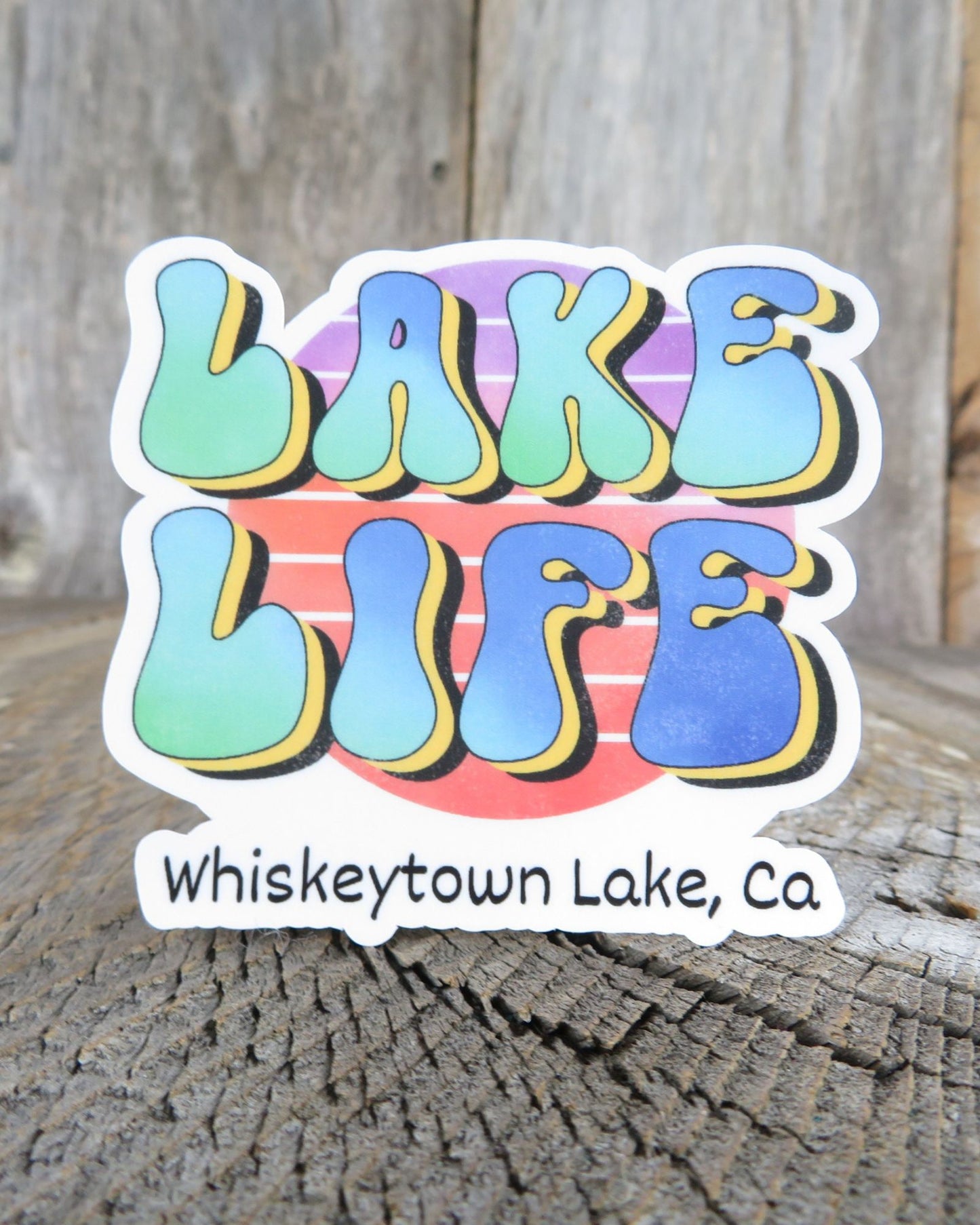 Whisketown Lake California Sticker Lake Life Waterproof Camping Outdoors Souvenir Redding Ca