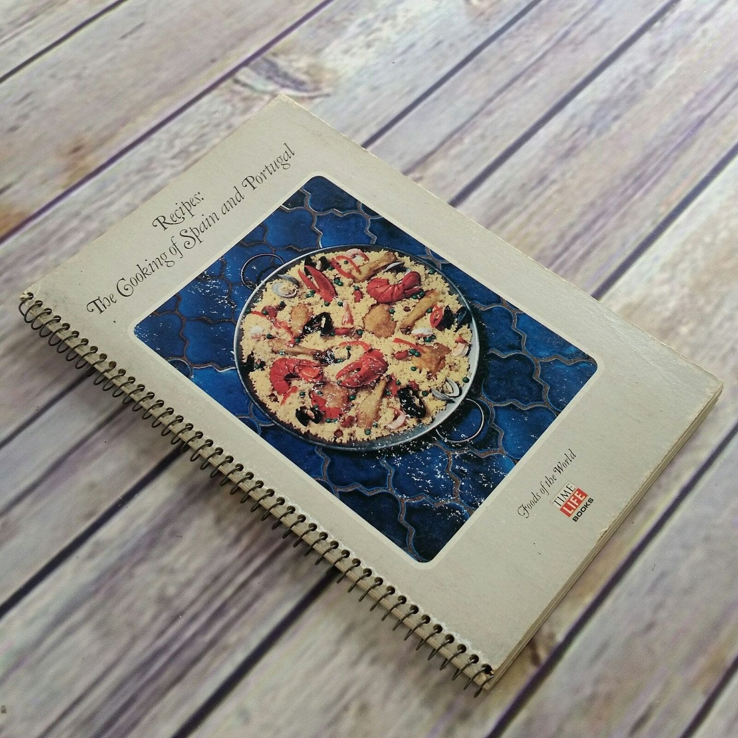 Vtg Spanish and Portuguese Cookbook The Cooking of Spain and Portugal Time Life Books Foods of the World 1969 Spiral Bound