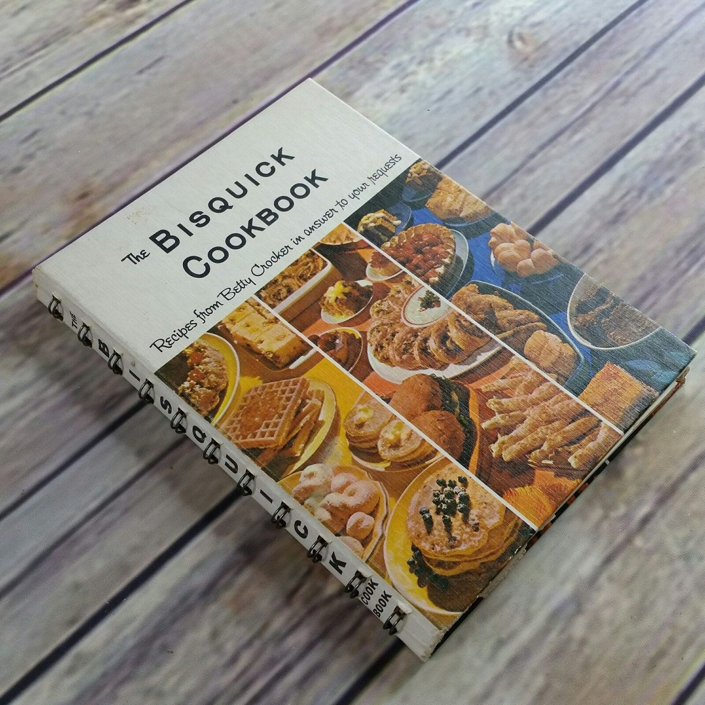 Vintage Cookbook Betty Crocker Bisquick Cookbook 1964 First Edition Spiral Bound Hardcover