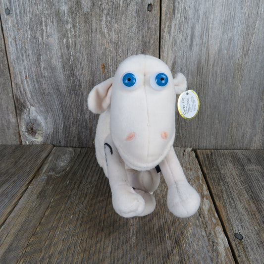 Vintage Serta Counting Sheep #5 Plush Lamb Sherpa White Cream Curto Toys 2000 Mattress