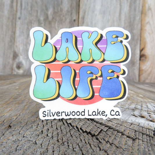Silverwood Lake California Sticker Lake LIfe Waterproof Fishing Camping Outdoors Souvenir