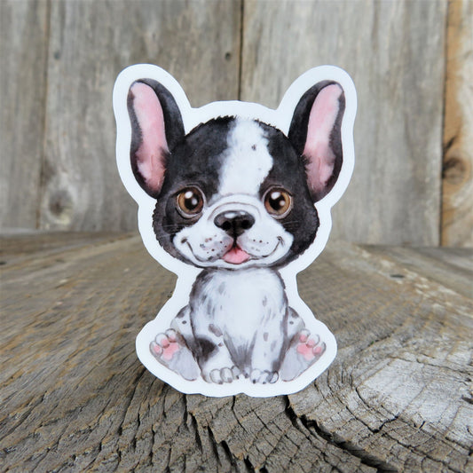 French Bulldog Puppy Sticker Decal Full Color Cartoon Waterproof Dog Lover Sticker for Car Water Bottle Laptop