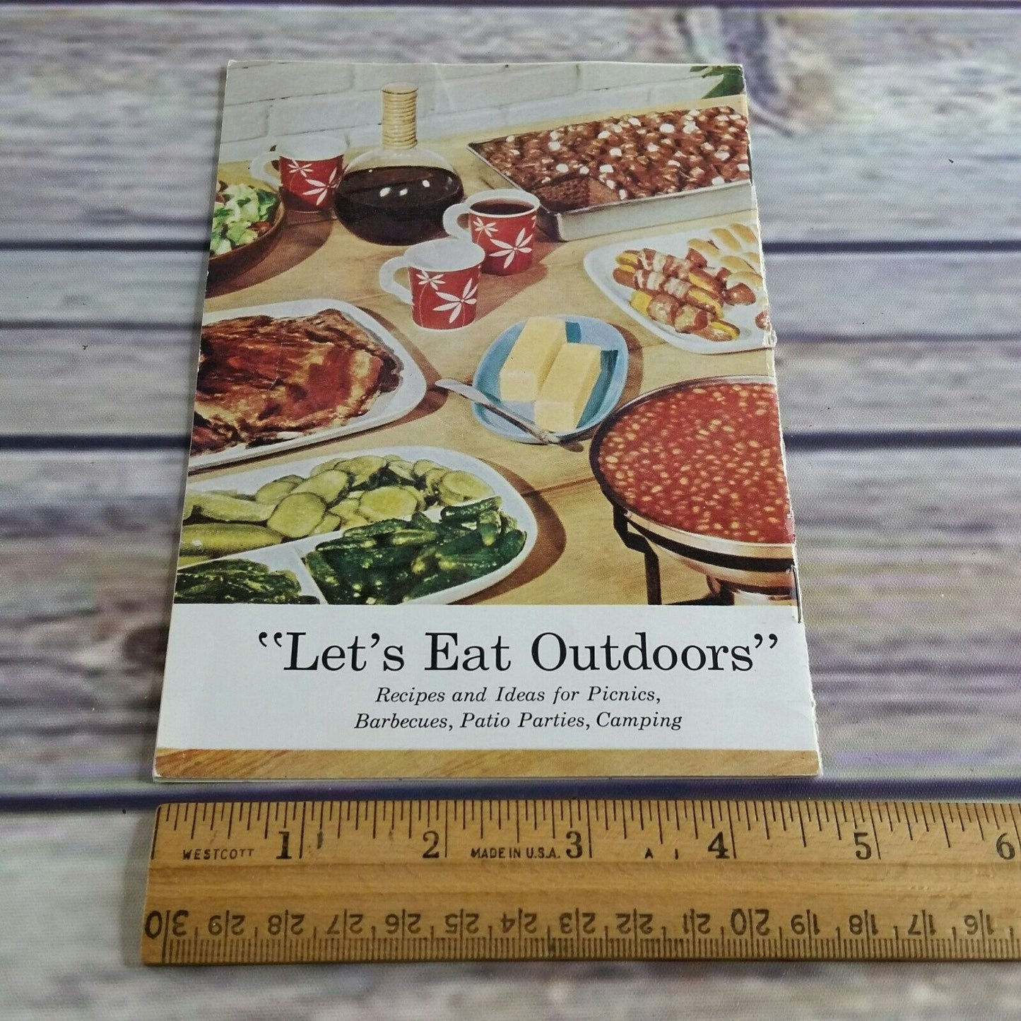 Vintage Cookbook Lets Eat Outdoors Promo Booklet 1950s Booklet  American Dairy Association Karo Bisquick Betty Crocker Nescafe Hormel