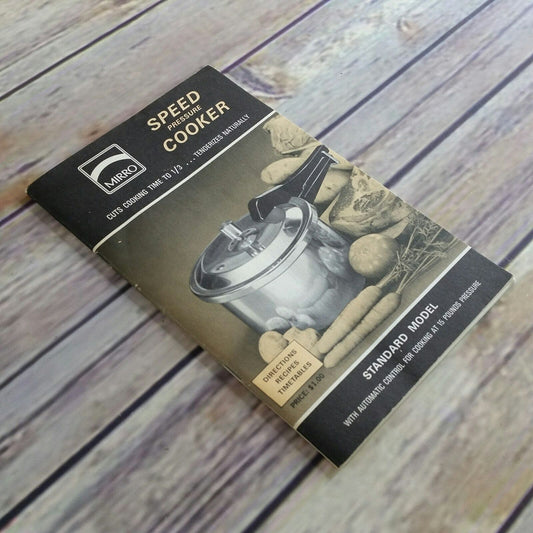 Vintage Cookbook Mirro Matic Speed Pressure Cooker Recipes Promo 1979 Mirro Manual Directions Timetables Manitowoc Wisconsin