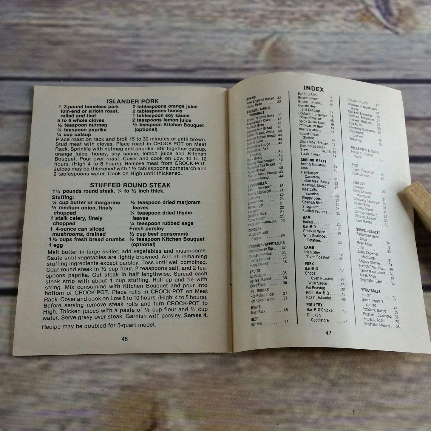 Vintage Rival Crock Pot Cookbook Owners Manual Recipes Slow Cooker Models 3100 3104 3150 3154 3250 3302 3305 3350 3355 Paperback Booklet