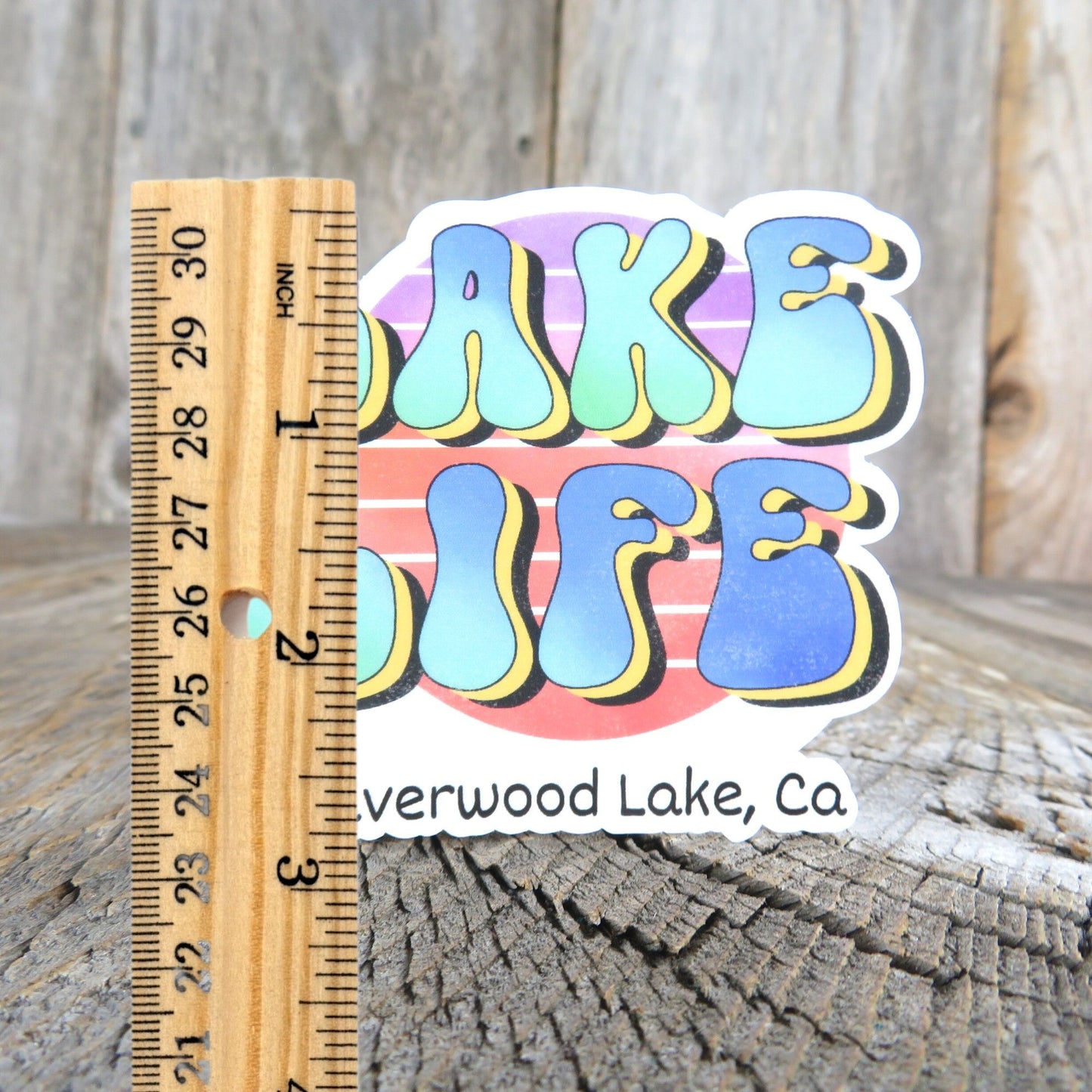 Silverwood Lake California Sticker Lake LIfe Waterproof Fishing Camping Outdoors Souvenir