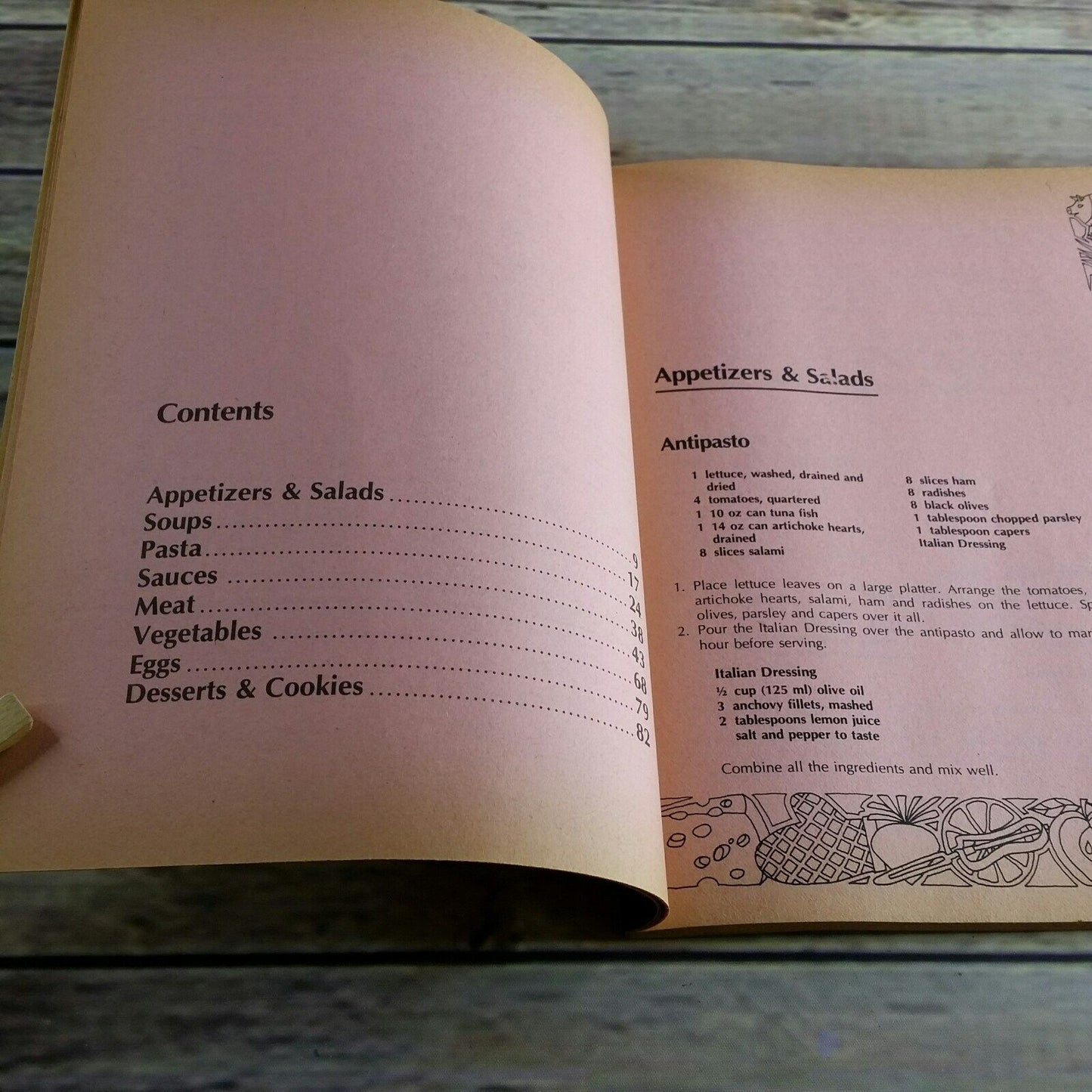 Vintage Italian Cookbook 1978 Wonderful Ways to Prepare Italian Food Jo Ann Shirley Italian Recipes Paperback