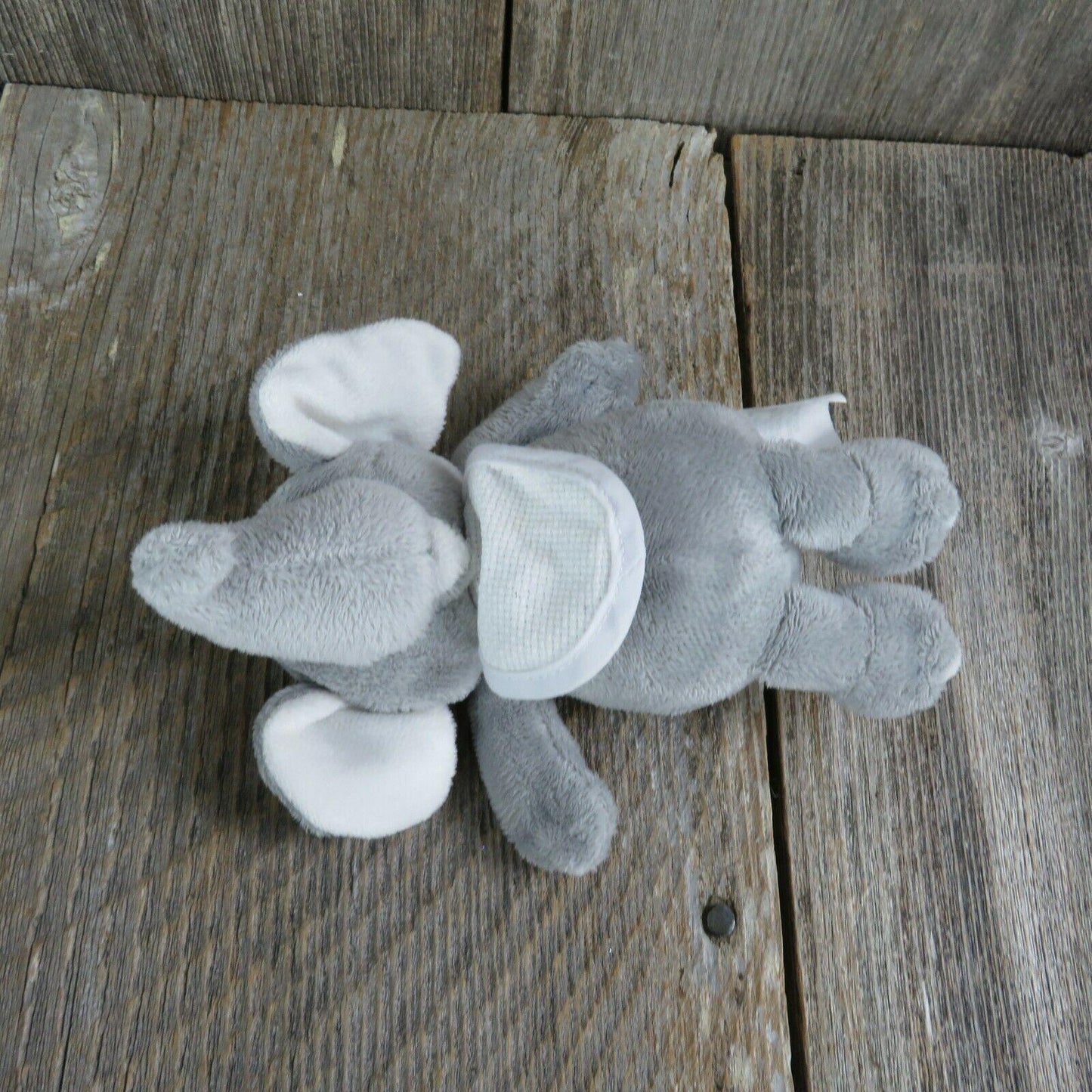 Baby Elephant Plush Mini Bib Sewn Eyes Stuffed Animal DCM Corp