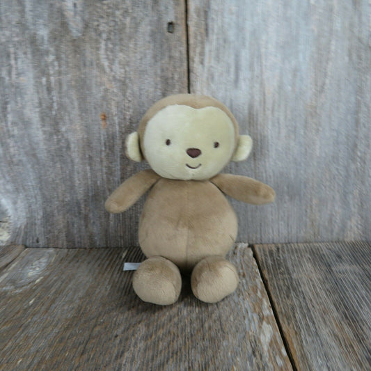 Brown Monkey Rattle Plush Child of Mine Carter's Baby Stuffed Animal #62284 2015