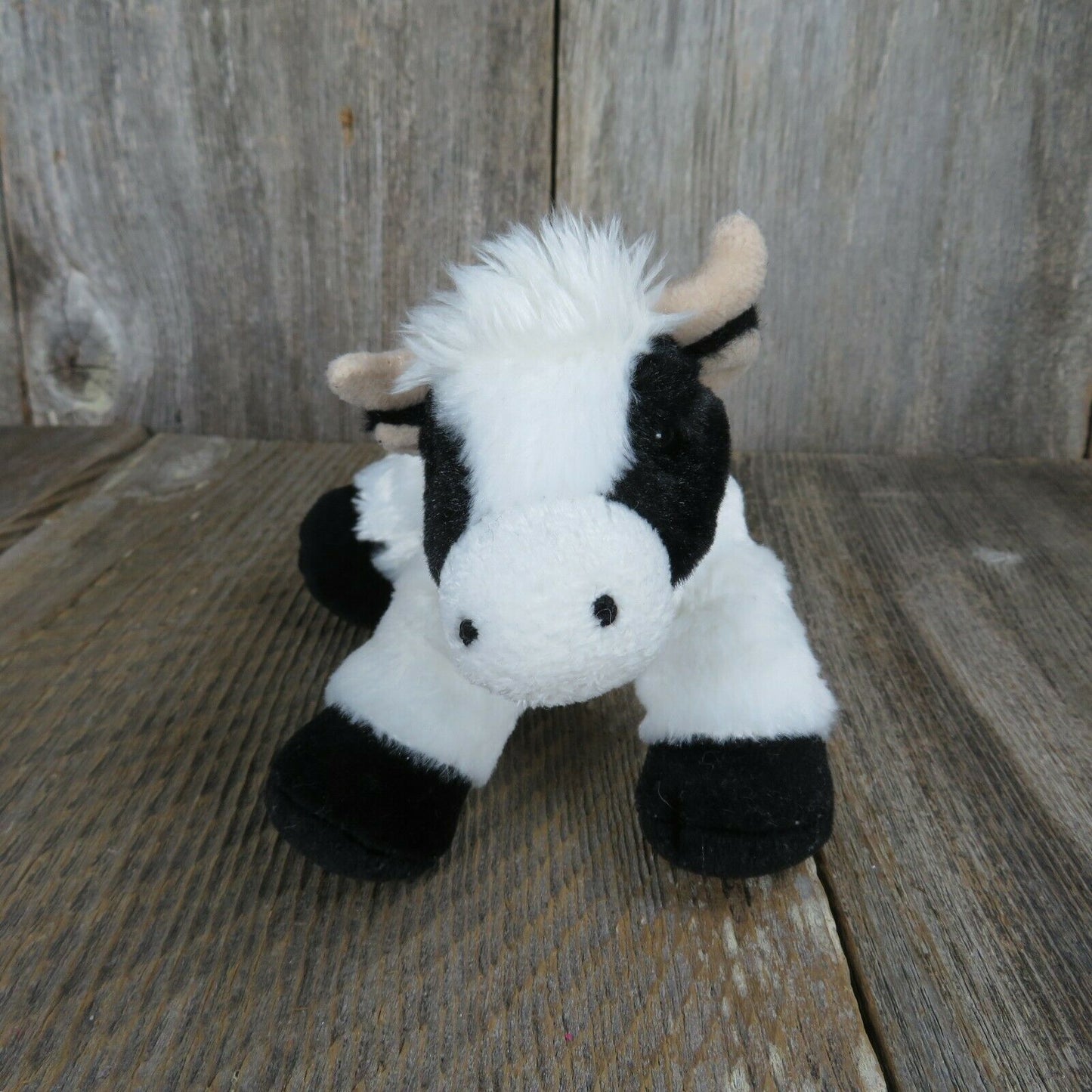 Cow Plush Black and White Mini Moo Flopsie Aurora Stuffed Animal 2016