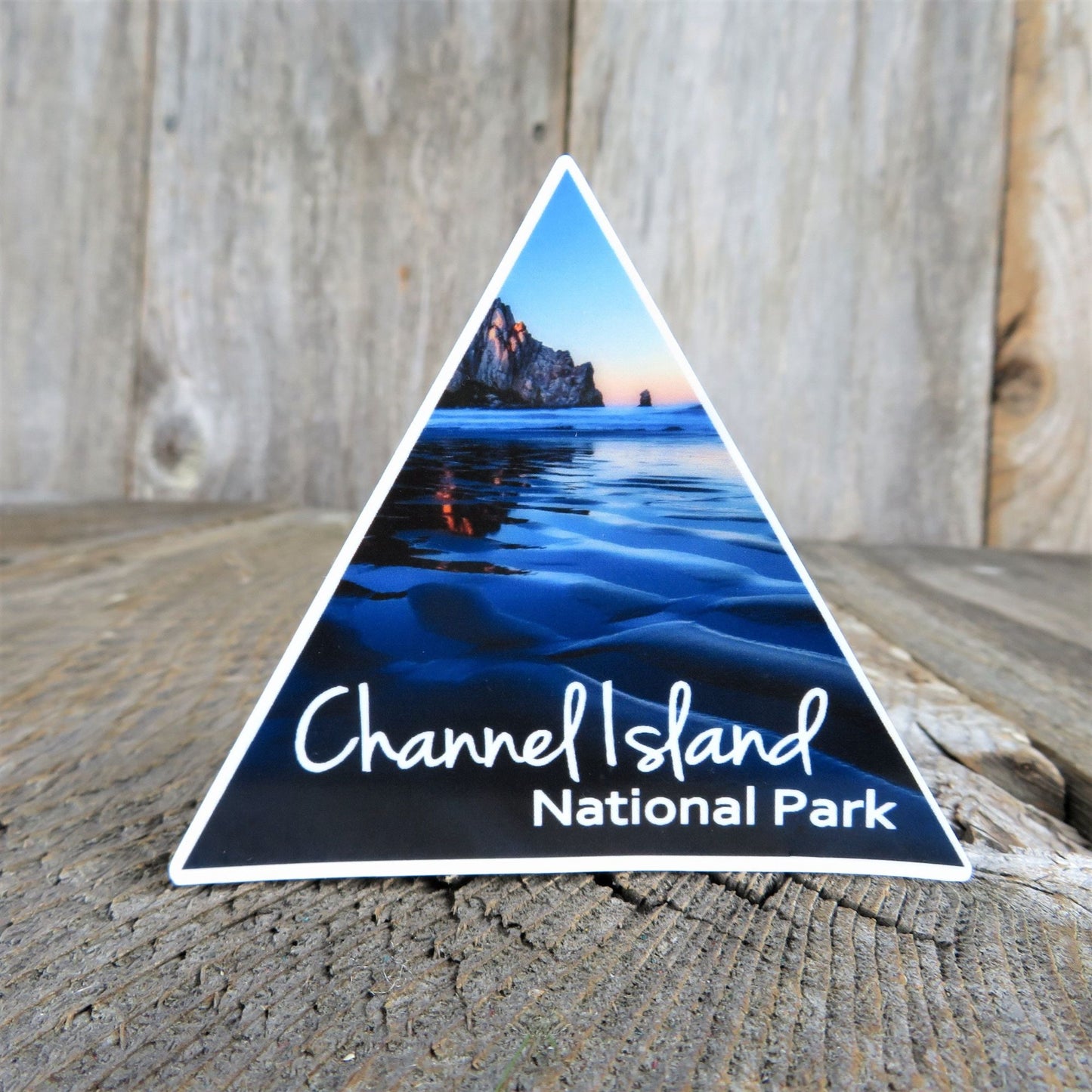 Channel Island National Park Sticker California Triangle Full Color Waterproof Travel Souvenir Water Bottle Laptop