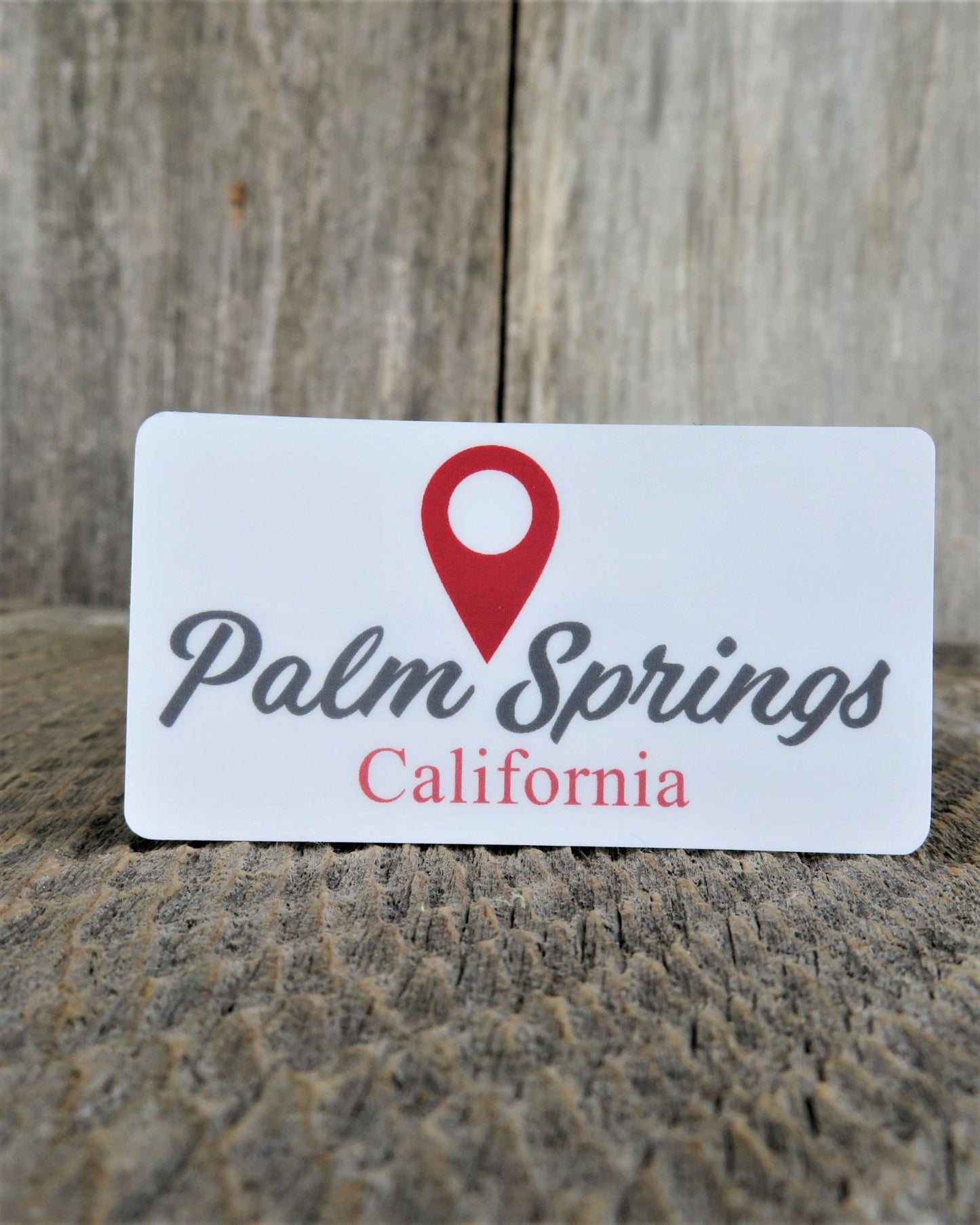 Palm Springs California Destination Sticker Map GPS Flag Waterproof Souvenir Travel Sticker