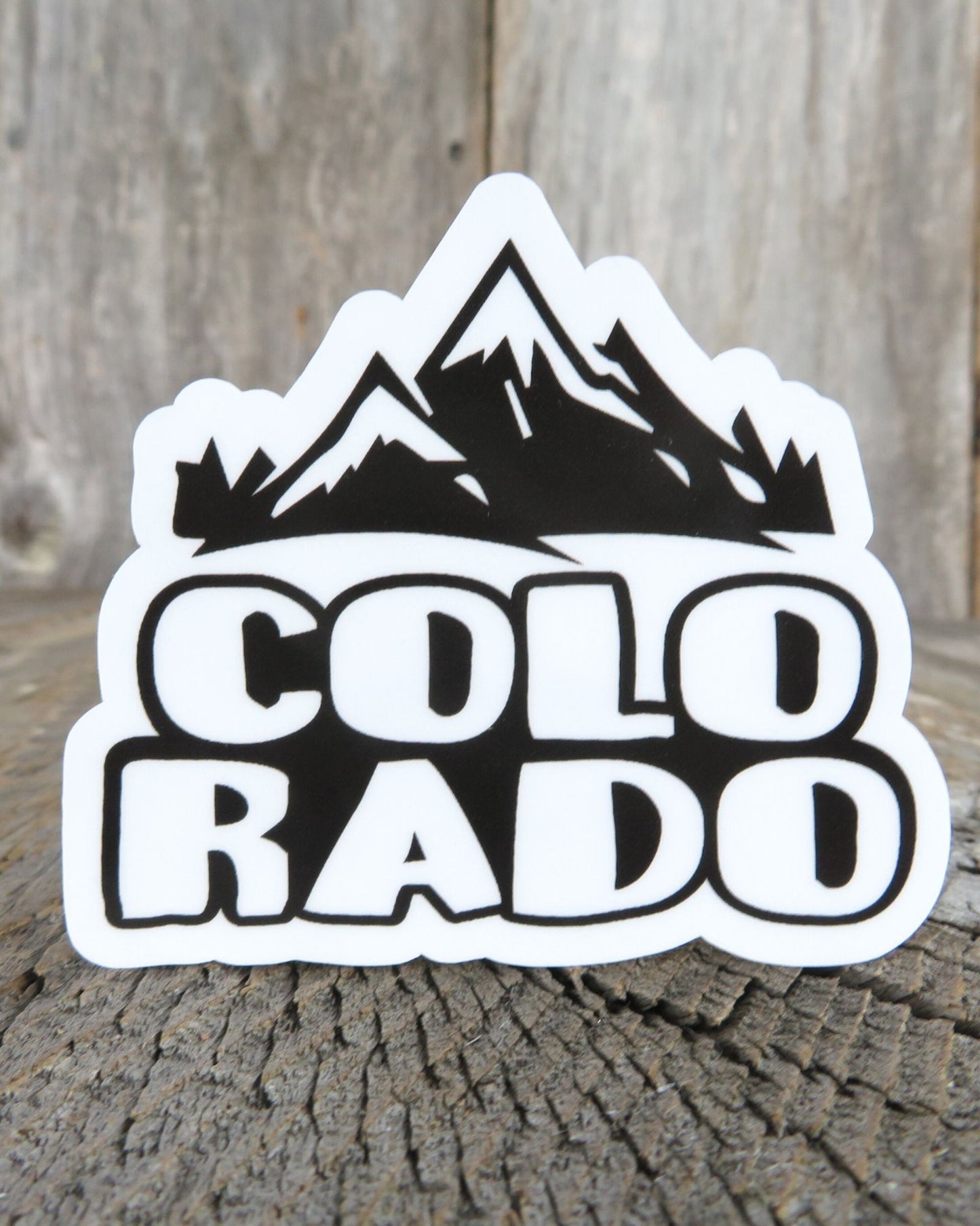 Colorado Mountain Lovers Sticker Outdoors Hiking Nature Waterproof Travel Souvenir Water Bottle Laptop