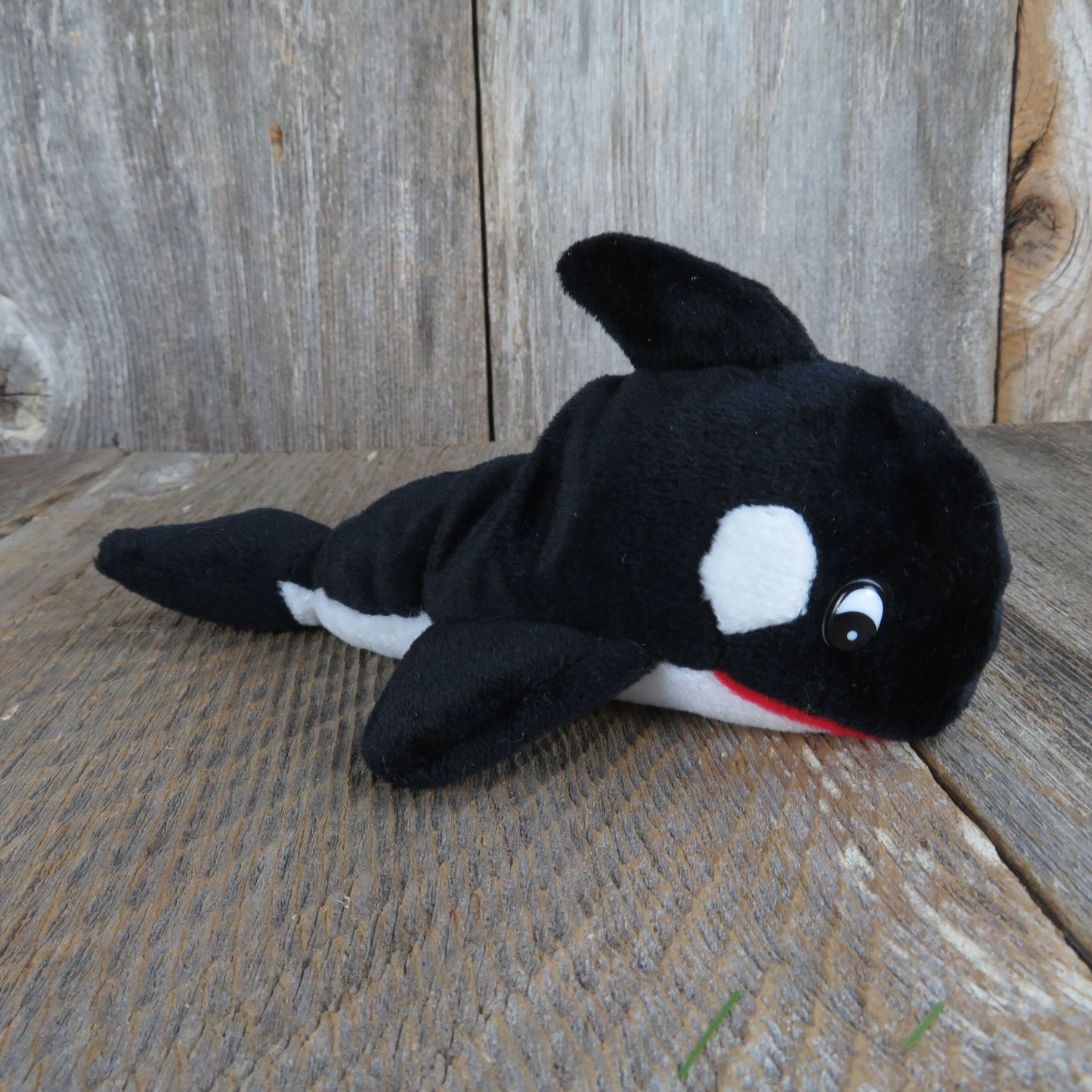 Whale Plush Orca Killer Whale Stuffed Animal Weighted Imperial Toys Bean Bag Black and White