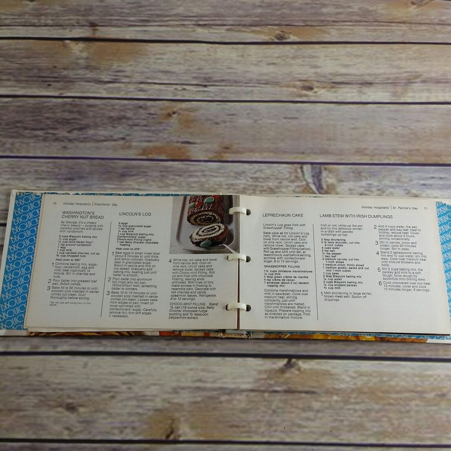 Vintage Cookbook Betty Crocker Bisquick Cookbook 1977 Hardcover Spiral Fifth Printing General Mills Seven Mini Cookbooks in One