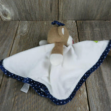 Load image into Gallery viewer, Sock Monkey Sunflower Lovey Security Blanket Plush Lovie Girl Blue Baby Starters Stuffed Animal