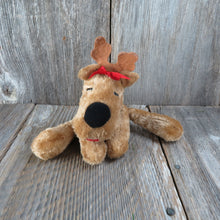 Load image into Gallery viewer, Vintage Reindeer Plush Ramona Hallmark Rodney and Friends Bean Bag Deer Stuffed Animal