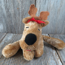 Load image into Gallery viewer, Vintage Reindeer Plush Ramona Hallmark Rodney and Friends Bean Bag Deer Stuffed Animal