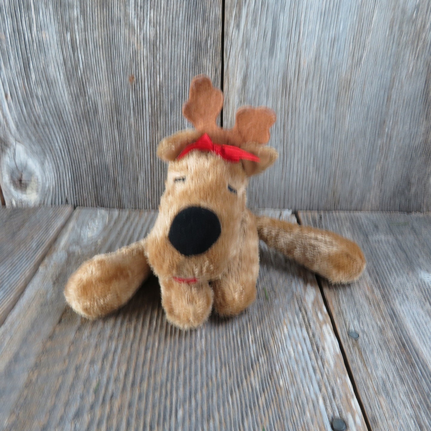 Vintage Reindeer Plush Ramona Hallmark Rodney and Friends Bean Bag Deer Stuffed Animal