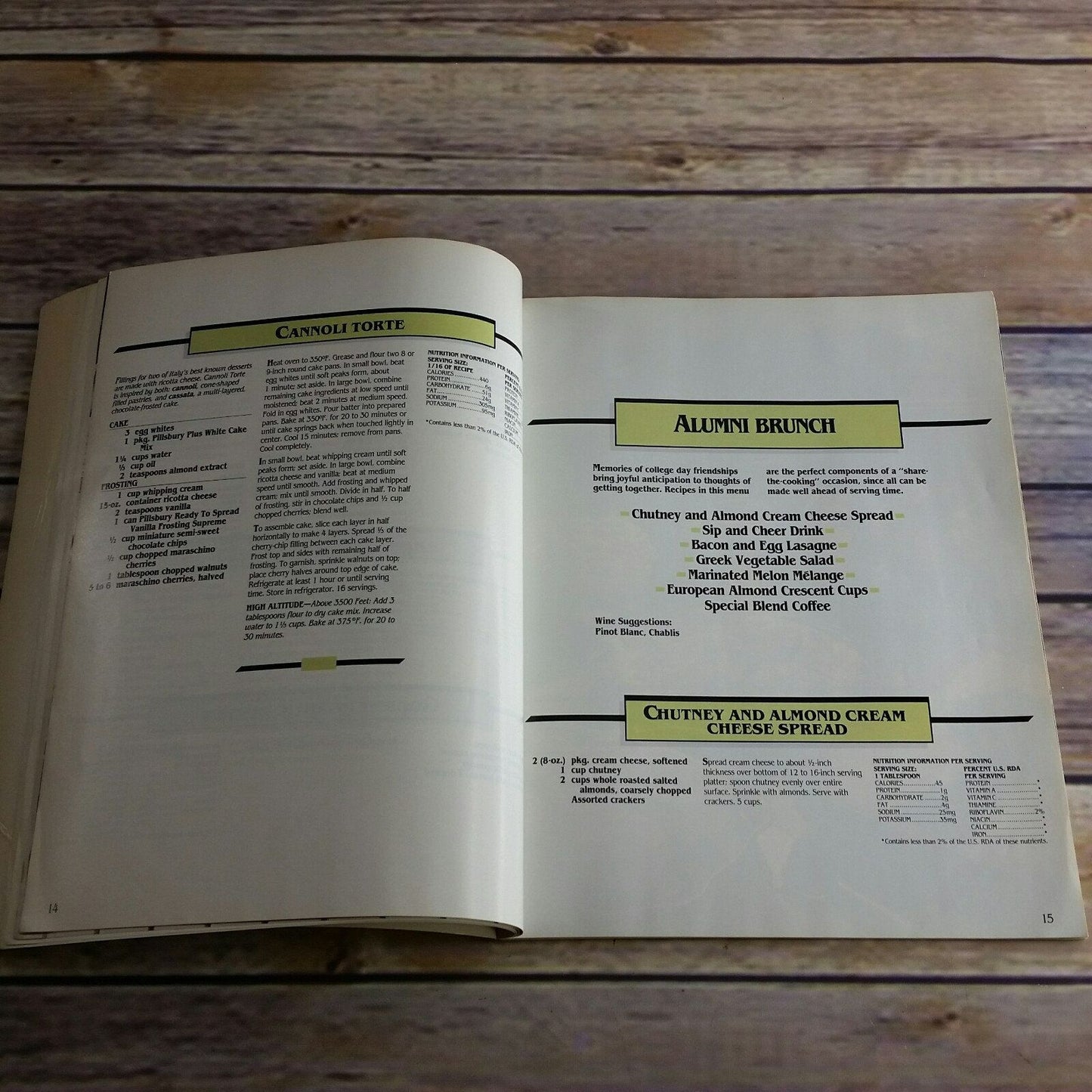 Vintage Cook Book Pillsbury Great American Menus Cookbook Recipes 1984 Paperback Book Northeastern Midwestern Southern Western