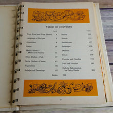 Load image into Gallery viewer, Vintage Illinois Cookbook Modern Approach to Everyday Cooking 500 Recipes American Dairy Association Spiral Bound Hardcover - At Grandma&#39;s Table