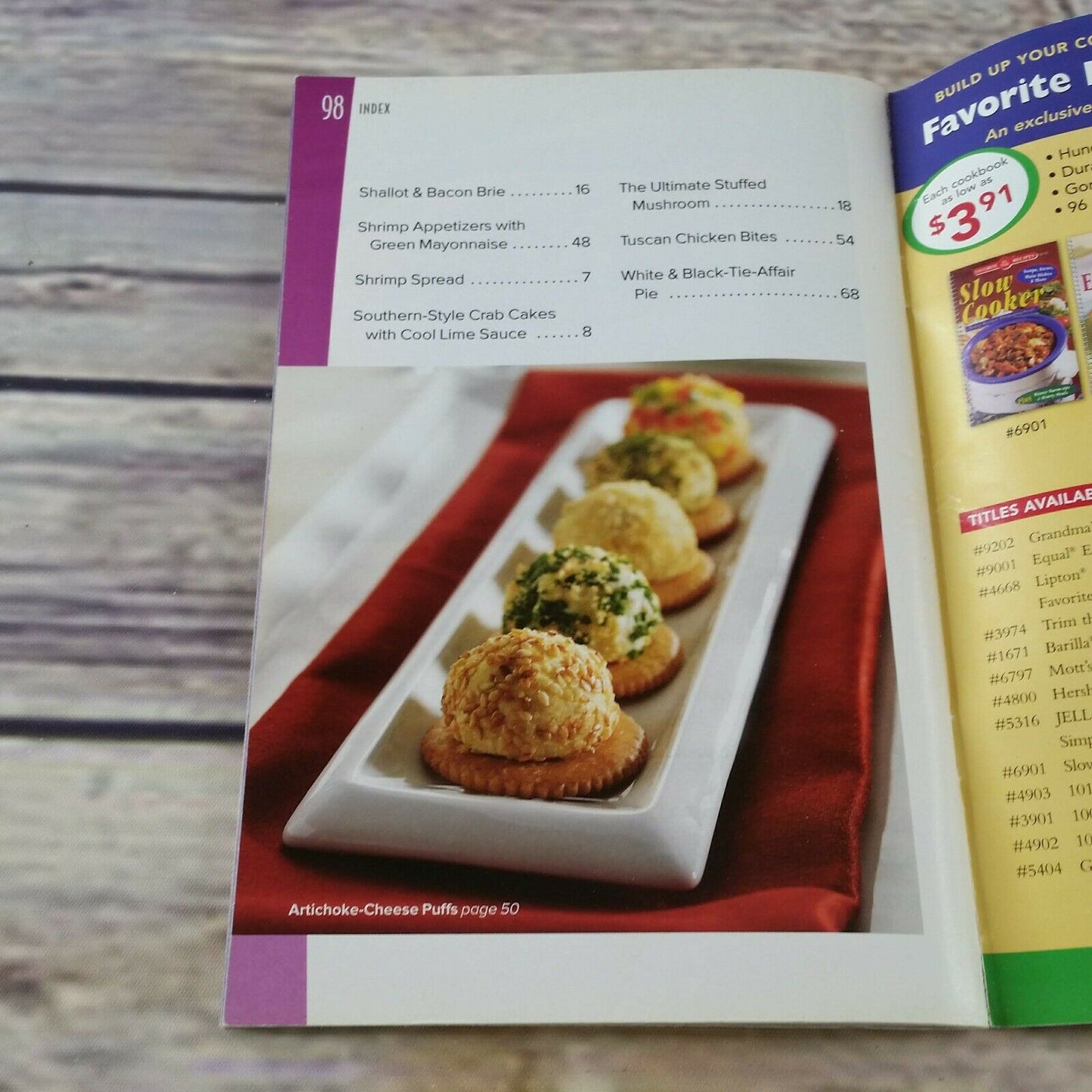 Holiday Appetizers & More Cookbook Nabisco Pamphlet Booklet Grocery Store 2007