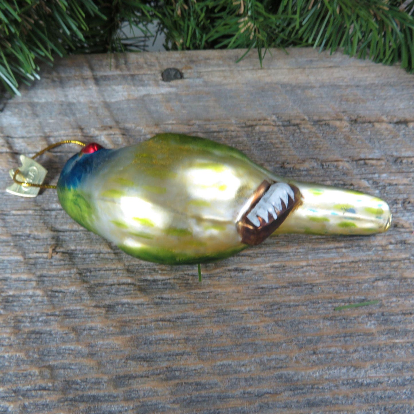 Bird Glass Ornament Budgie Parakeet Parrot Christmas Budgerigar