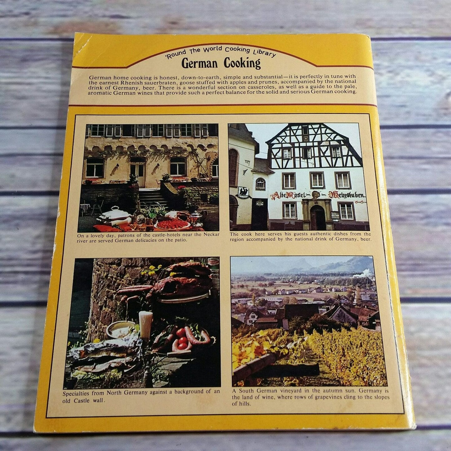 Vintage Cookbook German Cooking Round the World Cooking Library 1976 Paperback Over 100 Authentic German Recipes with Illustrations