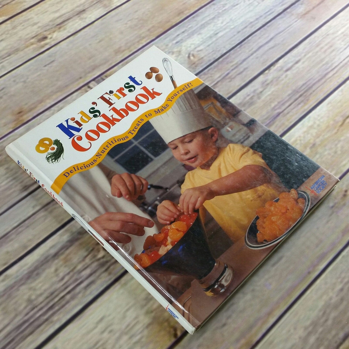 Vintage Kids Cookbook Kids First Cookbook American Cancer Society Childrens Recipes Hardcover 2000