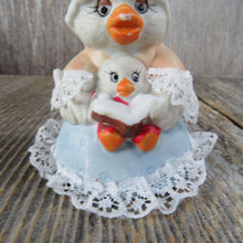 Load image into Gallery viewer, Vintage Mother Chicken with Chick Bell Ornament Mama Christmas Jasco Ceramic Porcelain Taiwan