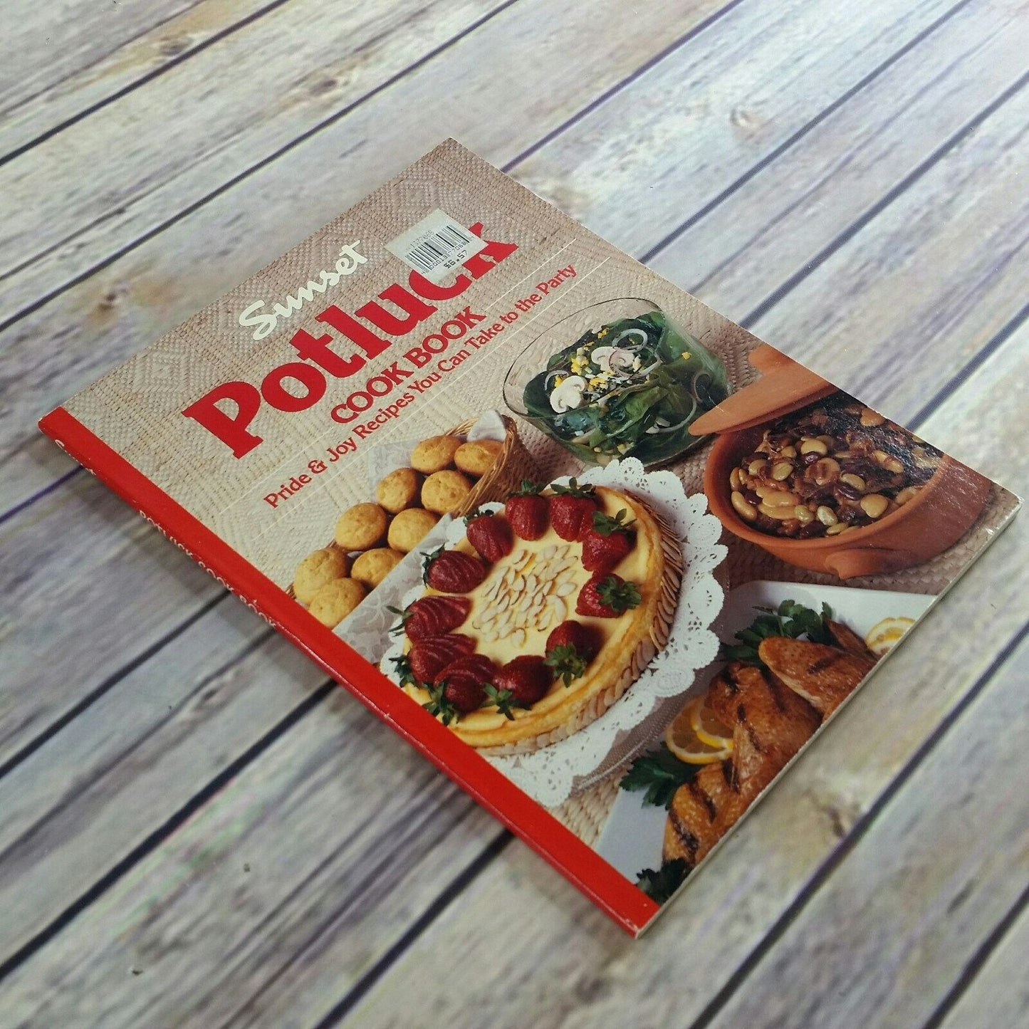 Vintage Cookbook Sunset Potluck Recipes 1991 Paperback Book Pride an Joy Recipes You Can Take to the Party