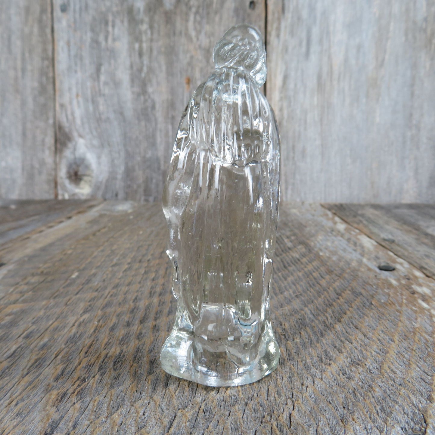 Wiseman Wise Men Figurine Clear Glass Nativity Replacement Wise Man Part Christmas Story Vintage