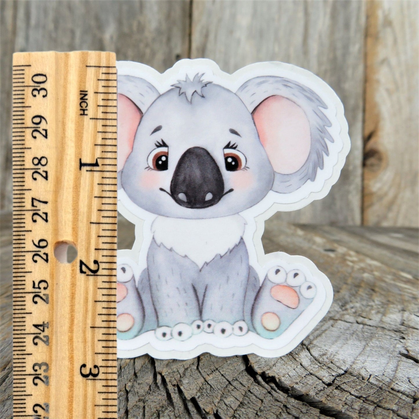 Koala Bear Sticker Decal Full Color Cartoon Waterproof Australian Animal Sticker for Car Water Bottle Laptop