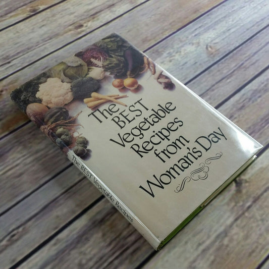 Vintage Cookbook The Best Vegetable Recipes from Womans Day 1980 Hardcover Dust Jacket Ex Library Book
