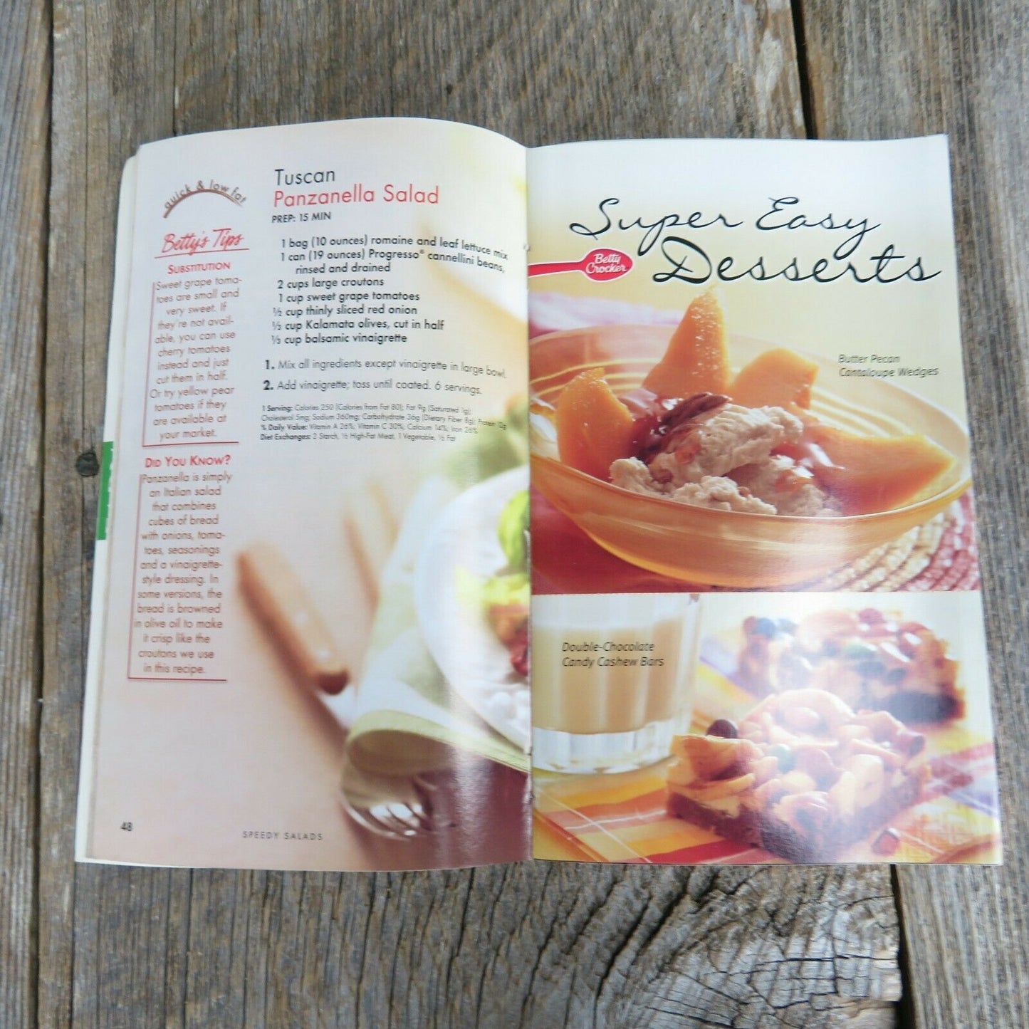 Fix it Fast Meals Betty Crocker Cookbook Pamphlet Grocery Booklet June 2003