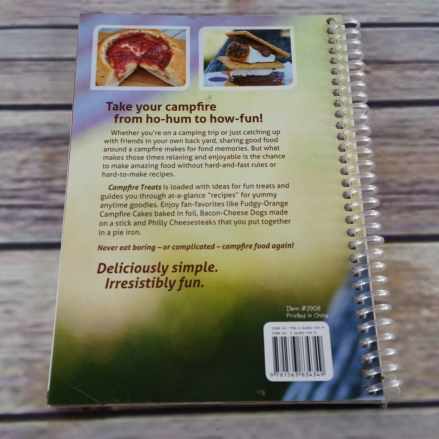 Campfire Treats Cookbook Pie Iron Recipes CQ Products Camping Food Foil Packet
