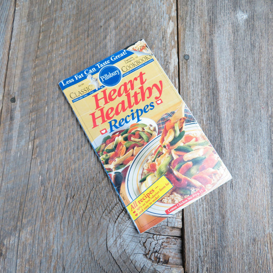 Heart Healthy Recipes Pamphlet Cookbook Pillsbury Classic 1992 Low Fat Recipes Paperback Booklet Grocery Store Vintage - At Grandma's Table
