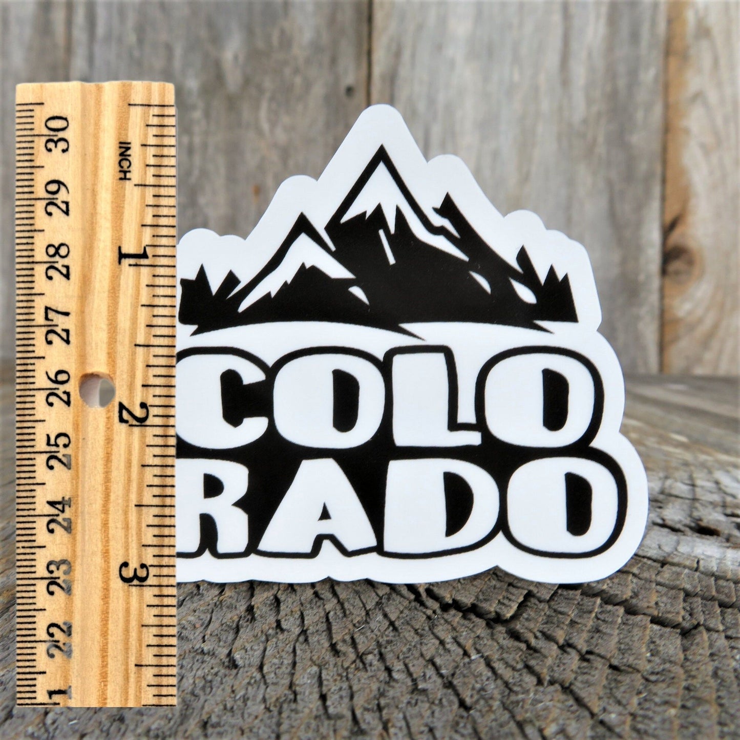 Colorado Mountain Lovers Sticker Outdoors Hiking Nature Waterproof Travel Souvenir Water Bottle Laptop