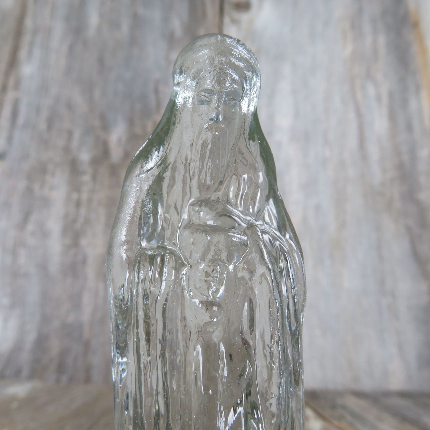 Vintage Figurine Clear Glass Wiseman Wise Men Nativity Replacement Wise Man Part Christmas Story Vintage