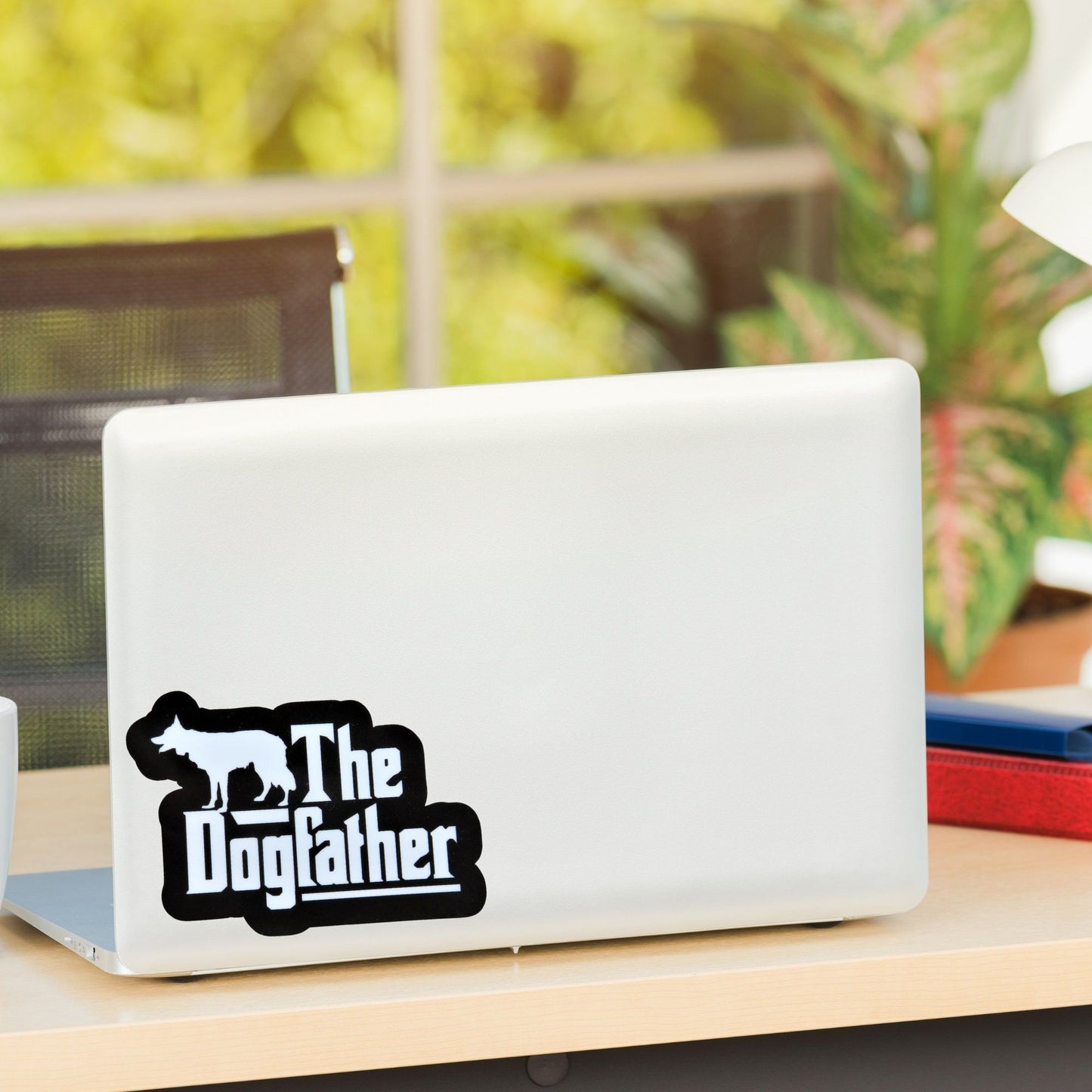Border Collie Sticker The Dog Father Dog Dad Waterproof Sticker Godfather Lover Black White Water Bottle Laptop