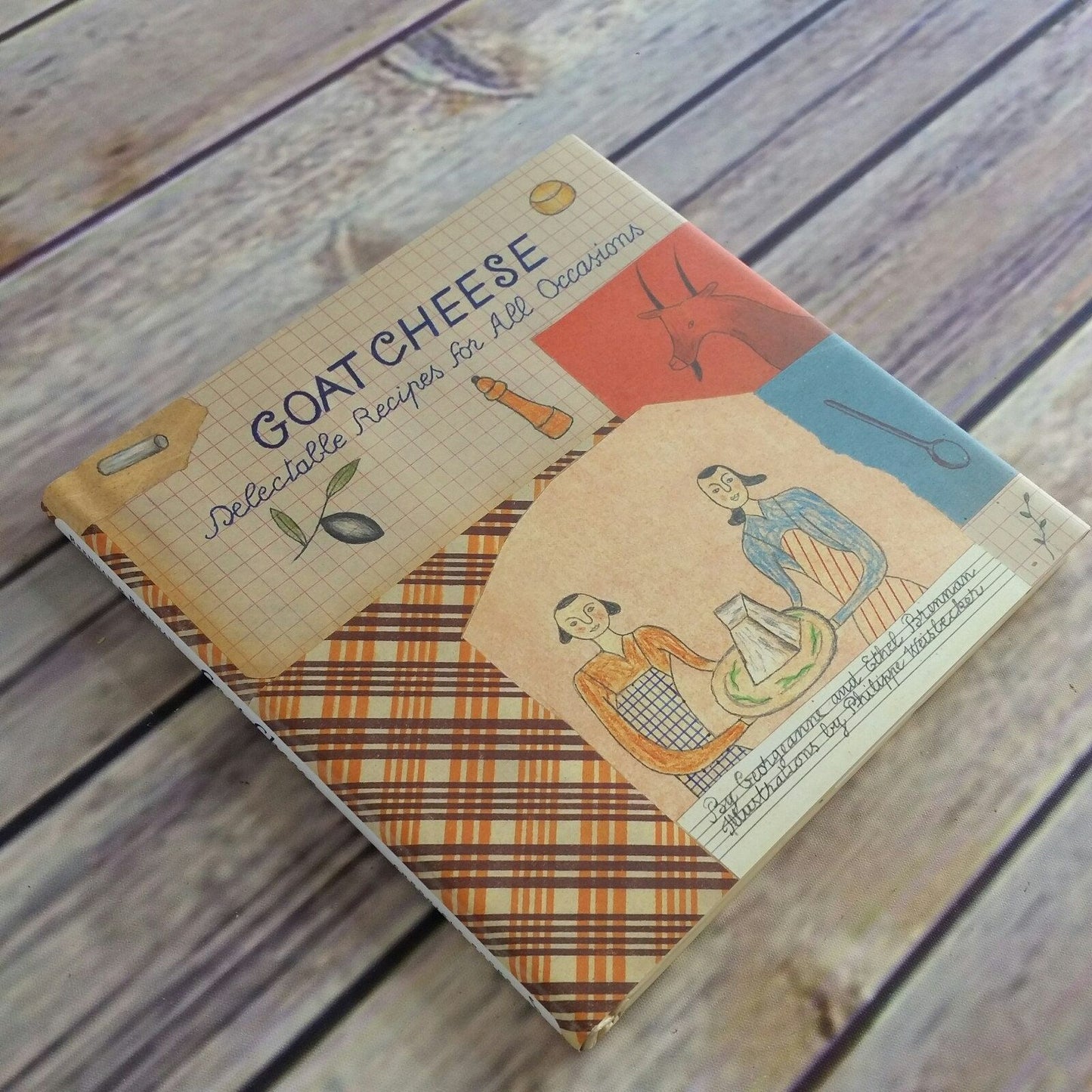 Vintage Cookbook Goat Cheese Recipes 1997 Hardcover with Dust Jacket Ethel Brennan Georgeanne Brennan
